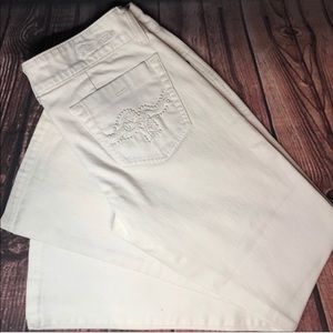 Guess Jeans Flare Perl Embroidery S 27 mid rise